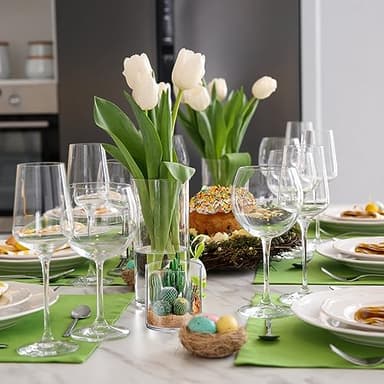 48 Pack Glass Cylinder Vases 4,6,8,10 Inch Tall Clear Flower Vase Hurricane Floating Candle Holder for Table Centerpiece Wedding Home Decor - Image 6