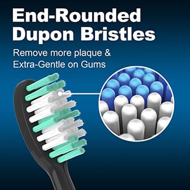 XIAOHEAD Replacement Toothbrush Heads 10 Pack for AquaSonic Black Series and Vibe Series Electric Toothbrush - Image 4
