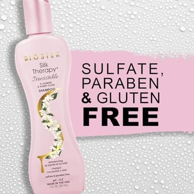 BioSilk Irresistible Collection Silk Therapy Shampoo, Cleanses & Removes Buildup, Jasmine & Honey Scent, Sulfate, Paraben, & Cruelty-Free, 7 Oz - Image 4
