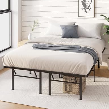 ZINUS SmartBase Heavy Duty Mattress Foundation, 16 Inch Metal Platform Bed Frame, No Box Spring Needed, Sturdy Steel Frame, Underbed Storage, Full - Image 11