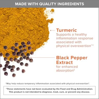 Qunol Turmeric Curcumin with Black Pepper, 2250mg Turmeric Extract with 95% Curcuminoids, Extra Strength Turmeric Supplement, Enhanced Absorption, Joint Support Supplement, 90 Vegetarian Capsules - Image 9