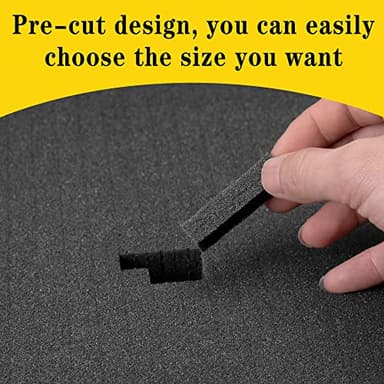 DECOHS 4 PCS Pick Apart Foam Insert- 2 Size Pick and Pluck Foam- Pluck Pre Cube Sheet Foam with Bottom Use for Board Game Box Cases Storage Drawer (Length 16 Inch) - Image 3