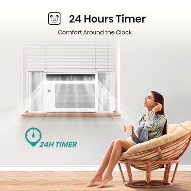 Hisense WC05R25A Window Air Conditioner, 5,000 BTU, White - Image 6