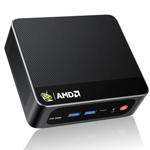 Beelink Mini PC, SER5 Pro 5825U AMD Ryzen 7 (Up to 4.5GHz) 16GB DDR4 500GB PCle 3.0 SSD Mini Desktop Computer, 2.5G LAN, Wifi6/BT5.2,HDMI/DP/Type-c/4K Triple Display Micro PC - Image 1