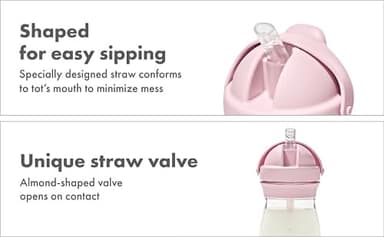 OXO Tot Transitions 9 oz. Straw Cup - Blossom - Image 5