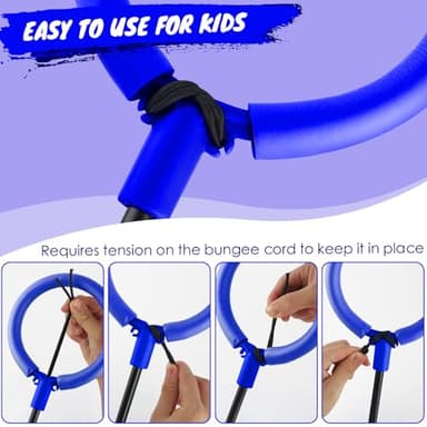 GleeGlow Ankle Skip Ball for Kids, Foldable Skip Ball Toy with Colorful Flash Wheel, Outside Toys for Kids, Gift for Girls & Boys Age 5 6 7 8 9 10 Years Old (Blue) - Image 5