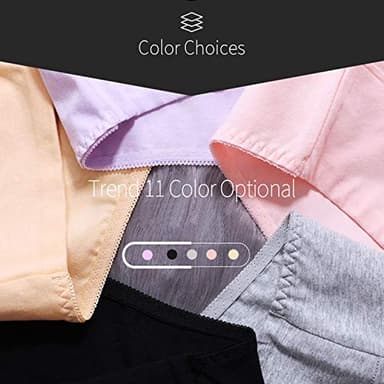 OPIBOO Cotton Postpartum Underwear Women Tummy Control Ladies Soft Comfortable Breathable Stretch Underpants Briefs Multipack xl - Image 6