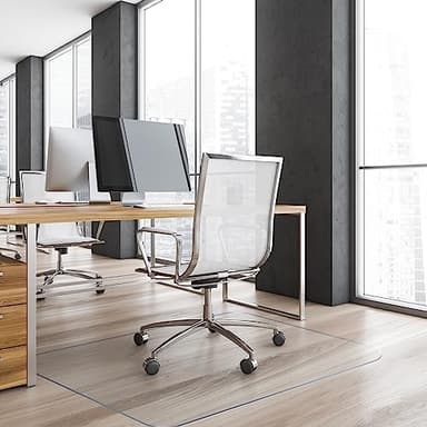Yecaye Office Chair Mat for Hardwood Floor, 36" x 48" Clear Computer Desk Chair Mat, PVC Heavy Duty Floor Protector for Rolling Chairs, Can't be Used on Carpet(Transparent, 36" x 48") - Image 7