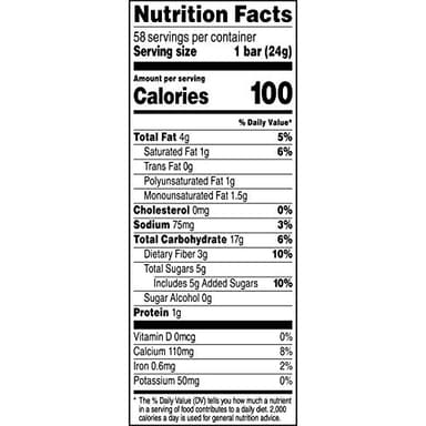 Quaker Chewy Lower Sugar Granola Bars, Chocolate Chip, 58 Count - Image 9