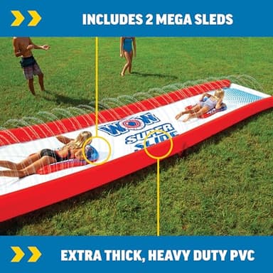 WOW Sports Super Slide Giant Backyard Slip and Slide with Sprinkler, Extra Long Water Slide 25 x 6 ft - Image 2