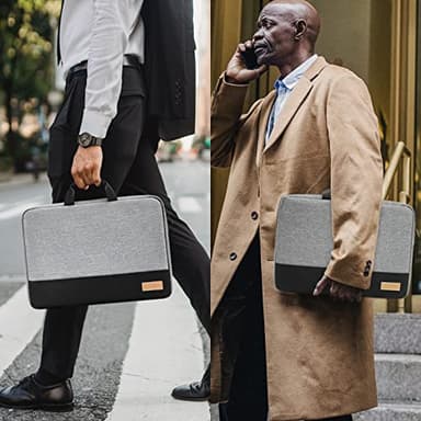 bagasin Laptop Sleeve Case, 15 15.6 16 inch TSA Laptop Sleeve Water Resistant with 4-Layer Protection, Computer Carrying Bag Compatible with MacBook, HP, Dell, Lenovo, Asus Notebook - Image 6