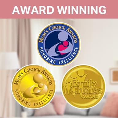 InnoTruth Baby Gate for Stairs 28.9-42.1" Wide, 30" Tall Easy Step Walk Through Expandable Dual Lock Dog Gates for The House, Metal Pressure Mounted Easy Install Pet Gate for Dogs, Brown - Image 10