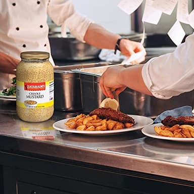 Zatarain's Creole Mustard, 8 lb - One 8 Pound Jar of Creole Mustard Sauce, Cajun Style Condiment for Sandwiches, Salads, Dipping Sauces and Marinades - Image 6