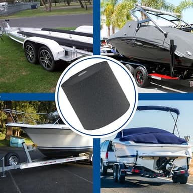 Boat Trailer Bunk Carpet 19.5ft*13.7in Marine Trailer Bunk Padding black for Boat Trailers, Boat Bunk Carpet, Boat Lift Bunk Carpeting (13.7in) - Image 8