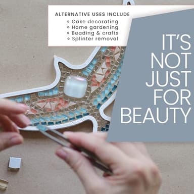 Tweezer Guru Tweezers for Women Facial Hair & Men – Precision Slant-Pointed Eyebrow Tweezer for Ingrown Hair, Blackhead & Splinter Removal (Black) - Image 10