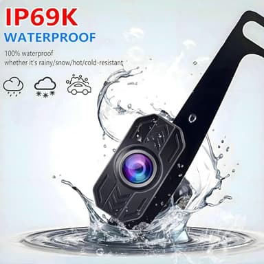 AHD 2K Backup Camera for car with 5″ Monitor,Night Vision, DIY Guide Lines, IP69K Waterproof, Front/Reverse Camera with Two Beackets for Easy Install for Trucks, SUVs and Pickups K43 (5inch AHD5001) - Image 5