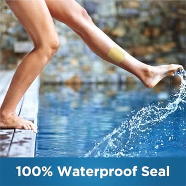 Amazon Basic Care Advanced Fast Healing Hydrocolloid Gel Bandages, Large Wound Dressing, 4 ct - Image 6