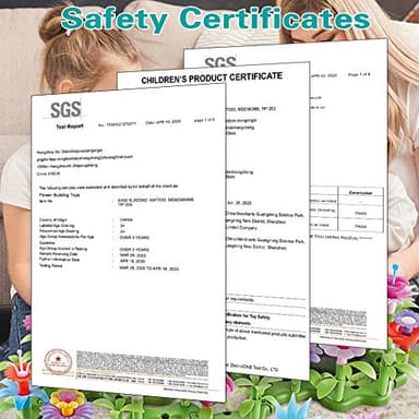 Scientoy Flower Garden Building Toys, Girl Toys Build a Garden, 130 PCS Flower Pretend Gardening Gift for Kids, Floral Arrangement Playset for Age 3-7 Year Old Child Educational Activity - Image 6