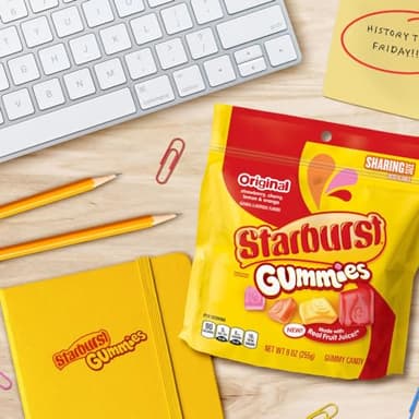 STARBURST Gummies Original Gummy Candy, Sharing Size, 9 oz Bag (Pack of 8) - Image 6