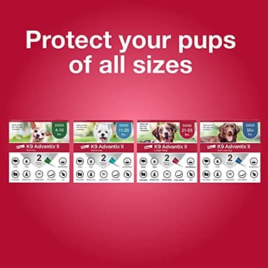 K9 Advantix II Small Dog Vet-Recommended Flea, Tick & Mosquito Treatment & Prevention | Dogs 4-10 lbs. | 4-Mo Supply - Image 9