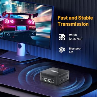 PAGEPINMU KP100 Mini PC - Intel N100, LPDDR5 16GB RAM, 512GB SSD | Triple 4K@60Hz Display | Silent Cooling | WiFi 6 & Dual Gigabit | Mini Computer Desktop Windows 11 Pro for Home Office & Business - Image 6