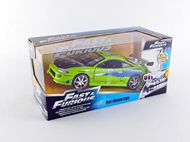 Jada Fast & Furious 1:24 Brian's Mitsubishi Eclipse Die-cast Car, Toys for Kids and Adults - Image 5