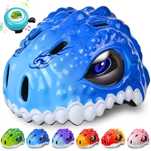 DOJASOHILMI Toddler/Kids Bike Helmet for Boys Girls Adjustable Kids Helmet 3D Lightweight Ventilation and Multi-Sports Scooter Cycling Roller Balance Bike - Image 1