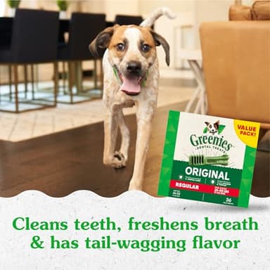 Greenies Original Regular Dental Dog Treats, 36 oz. Pack (36 Treats) - Image 8