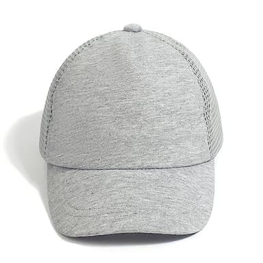 Toddler Baseball Hat Sun Protection Baby Boy Baseball Cap Adjustable Fit Mesh Baseball Hat Outdoor Beach Sun Cap for Kids Light Grey/Dark Grey - Image 2