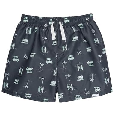 Gerber Boys' Standard Toddler 2-Pack Swim Trunks, Surf - Image 2