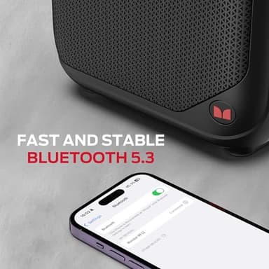 Monster MFS 1 Portable Bluetooth Speakers, Wireless Bluetooth Speaker with 40W Loud Stereo Sound, Outdoor Speakers with Handle, 12H Playtime, Supports TF Card, AUX for Outdoor - Image 6