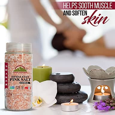 Himalayan Chef Himalayan Pink Salt, Coarse Salt, Grain, Glass Jar-17.5oz, 1.09 Pound (Pack of 1) (5305) - Image 10