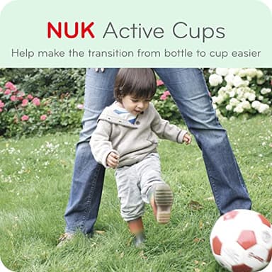 NUK Elmo Active Cup, 10oz, 2 Pack – BPA Free, Spill Proof Sippy Cup - Image 2