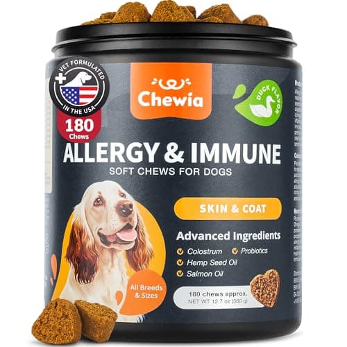 Skin and Coat Support Chewables - All Canine Breeds - Turmeric, Quercetin - Image 1