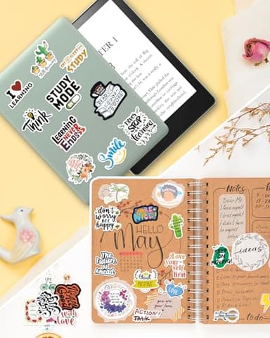 300 PCS Inspirational Stickers for Adults, Scrapbook Vision Board Supplies Motivational Stickers for Water Bottles Laptop, Positive Mental Health Quote Vinyl Stickers for Teens Kids Teachers Students - Image 4