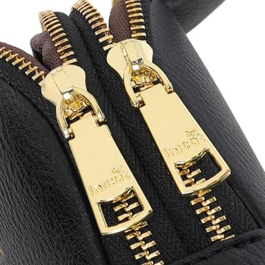 INICAT Travel Small Sling Bag Faux Leather Crossbody Bags Women Fanny Packs Cross Body Bag Purses for Woman(Black Small) - Image 4