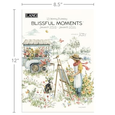 Lang, Blissful Moments by Lisa Audit 2025 Monthly Planner - Image 8