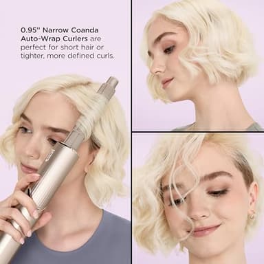 Shark HD435 FlexStyle Air Styling & Drying System, Powerful Hair Blow Dryer & Multi-Styler with Auto-Wrap Curlers, Curl-Defining Diffuser, Oval Brush, & Concentrator Attachment, Stone - Image 10