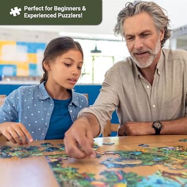 Ravensburger - Christmas Songbirds - 500 Piece Large Format Jigsaw Puzzle - Quaint & Musical Winter Birds and Birdhouses Decorated for The Holidays - Premium Quality - Ages 12+ - Image 2