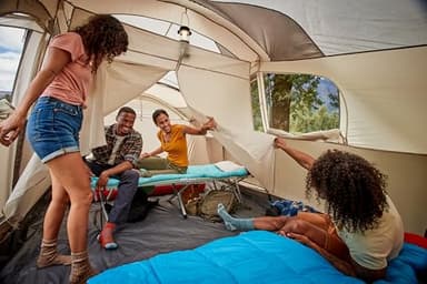 Coleman WeatherMaster 10-Person Tent with Rainfly & Room Divider, Spacious Weatherproof Family Tent with Carry Bag - Image 4