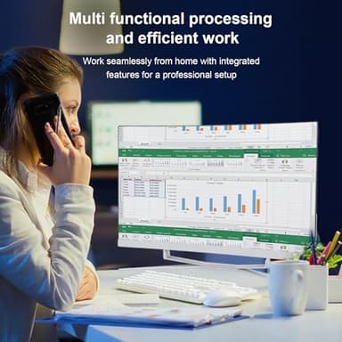 MECHAZER 27 inch All-in-One Desktop PC,Curved FHD Display, All-in-One Computer 16GB DDR3 512GB ROM SSD Core i7 7700HQ, HDMI Bluetooth 5.0 Dual Band WiFi with Mouse and Wired Keyboard - Image 6