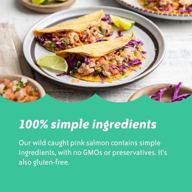 Chicken of the Sea Pink Salmon in Spring Water, 40 Ounce Packets (Box of 6), Wild Caught, Boneless, Foodservice Size - Image 6