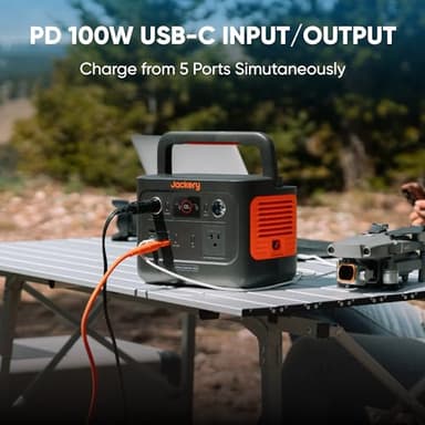 Jackery Solar Generator 240 v2 and 40W Mini Solar Panel, 256Wh LiFePO4 Battery, 300W AC & 100W USB-C Output, Ultra Fast Solar Charging for Outdoors, Camping, Travel & Emergencies (Renewed) - Image 7