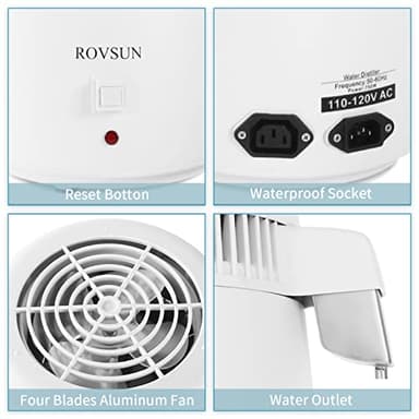 ROVSUN 【Upgraded】 1.1 Gallon/4L Water Distiller Countertop Distilled Water Machine with Flame-Retardant Material, BPA-Free Container & Stainless Steel Interior, 750W Distilled Water Maker Purifier - Image 2