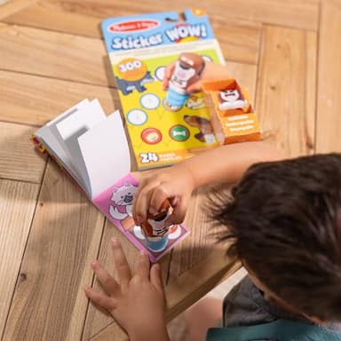 Melissa & Doug Sticker Wow!™ Dog Bundle: 24-Page Activity Book, Refillable Sticker Stamper, Mini Pad, 500 Stickers, Arts and Crafts for Kids Ages 3+ - Image 8