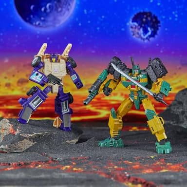 Transformers Legacy United Doom ‘n Destruction Collection, Bludgeon & Rukus, Mayhem Attack Squad Converting Action Figure 2-Pack, 8+ (Amazon Exclusive) - Image 4