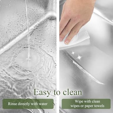 PWTAA Stainless Steel Cat Litter Box, High Side Cats Toilet Metal Litter Box, Pet Cleaning Tool for Cats, Rabbits, Splash-Proof and Non-Stick Cat Poop Box odorless, Camo Paws 23.6"x15.7"x7.9" - Image 7