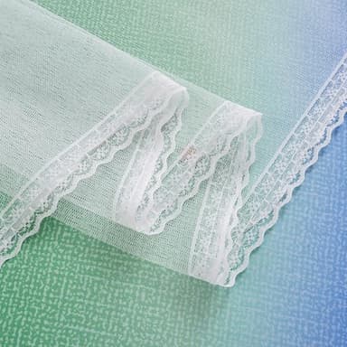 XiDi Pink & Rainbow Curtains for Kids & Girl Rooms - Blackout, Unicorn Wall Decals, Blue & Green, 34x84 Inch - Image 6