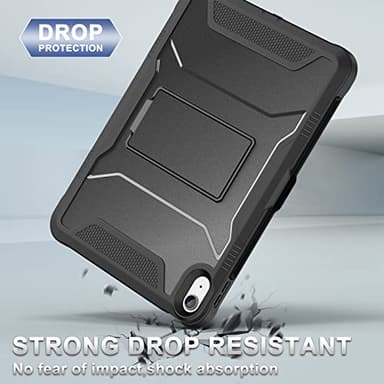 Soke Case for iPad (A16) 11th Generation 11-inch 2025, iPad 10th Generation 10.9-inch 2022, with Built-in Screen Protector and Kickstand, Rugged Full Body Protective Cover - Black - Image 5