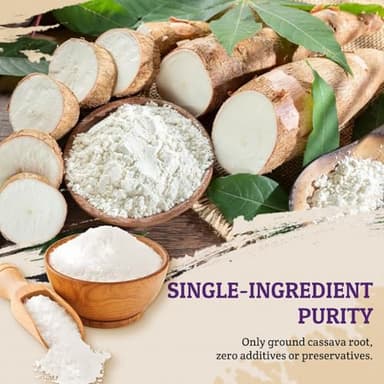 52USA Tapioca Starch, 3 Pack (42oz Total) | Tapioca Flour from Cassava Root | Gluten Free Flour Substitute | Vegan, Kosher, Non-GMO | All Natural, No Preservatives | Thickener for Baking, Cooking, Soups & Bubble Tea - Image 8